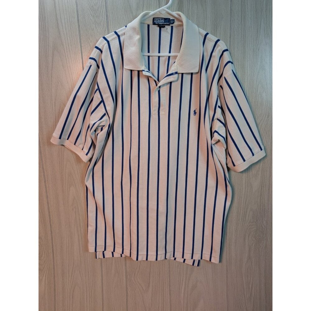 2 Polo Ralph Lauren Pony Logo Short Sleeve Shirt Golf Mens Size 2XLT Flaw - Picture 2 of 9